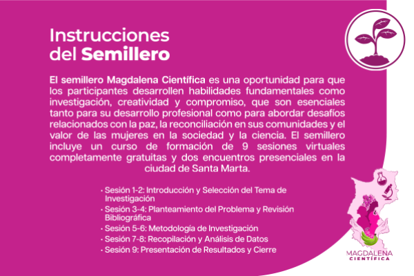 INSTRUCCIONES DEL SEMILLERO